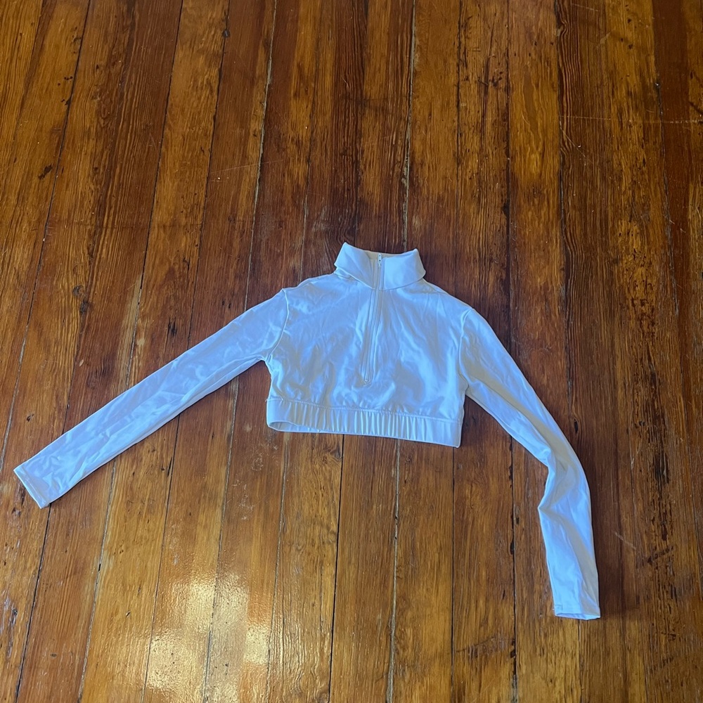 Capezio Cream Long Sleeve Top